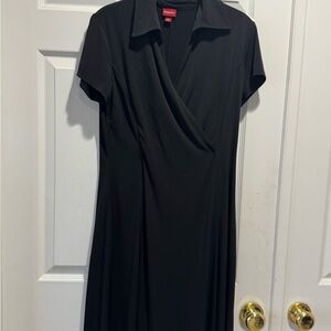 Merona Black Wrap Dress - Classic & Versatile